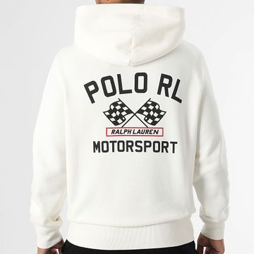 Polo Sport Ralph Lauren - Polo Motorsport Felpa con cappuccio beige chiaro