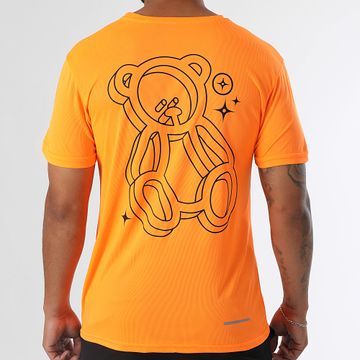Teddy Yacht Club - Maglia Action Orange nero fluo