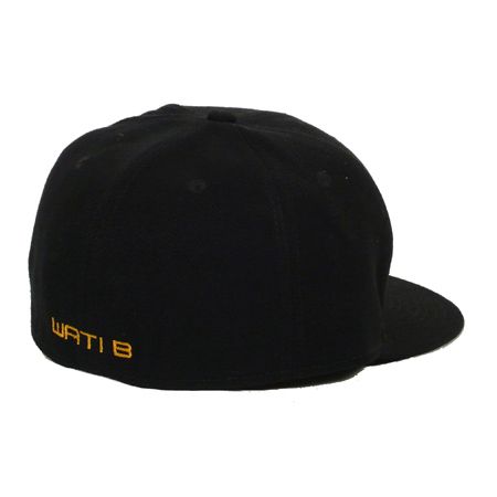 Wati B - Casquette Wati B Brodee Ligne Noir Logo Or