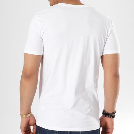 DC Comics - Leaf Superman Logo Tee Shirt Bianco