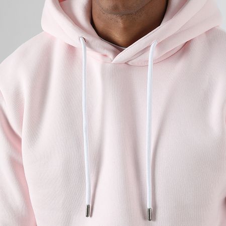 LBO - 122 Felpa con cappuccio rosa pallido