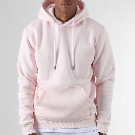 LBO - 122 Felpa con cappuccio rosa pallido