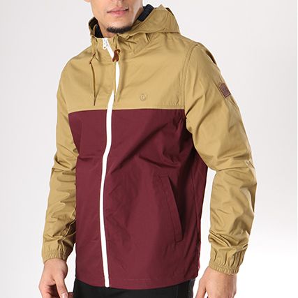 Element - Veste Zippée Capuche Alder Light Bordeaux Beige