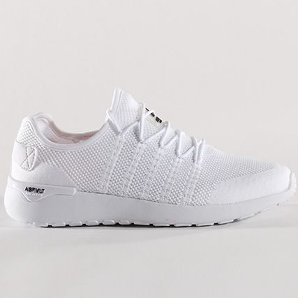 Asfvlt Sneakers - Baskets Speed Socks Knit White