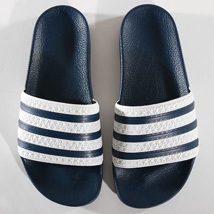 Adidas Originals - Adilette G16220 Adiblue Infradito bianco