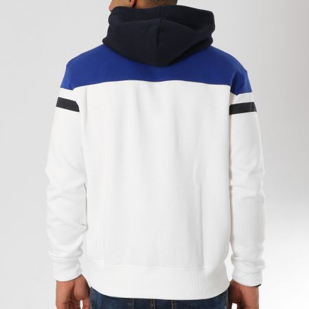 G-Star - Sweat Capuche Graphic 14 Core D11825-A971 Blanc Bleu Clair Bleu Marine