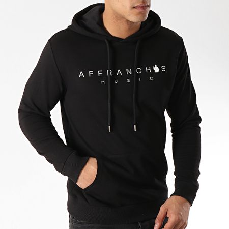 Affranchis Music - Felpa con cappuccio Music Freedom Nero