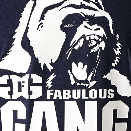 Ghetto Fabulous Gang - Maglietta a maniche lunghe blu navy