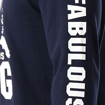 Ghetto Fabulous Gang - Maglietta a maniche lunghe blu navy