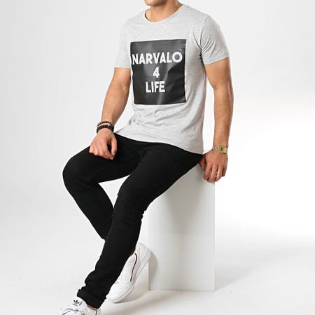 Swift Guad - Maglietta Narvalo 4 Life grigio screziato
