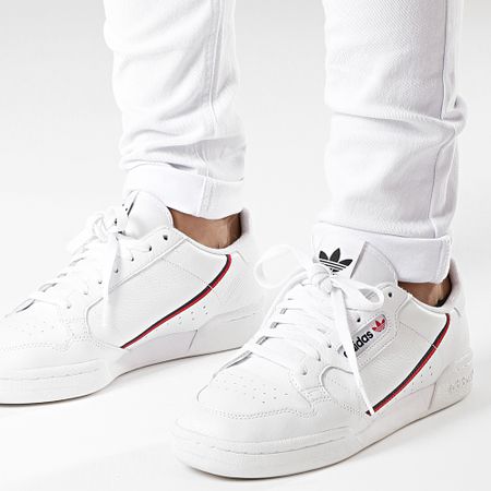 LBO - Jeans skinny con strappi LB054-5 Bianco