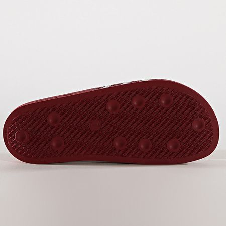 Adidas Originals - Claquettes Adilette EE6184 Bordeaux Argenté