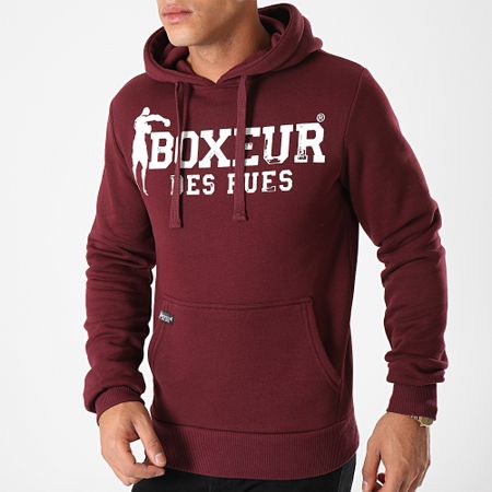 Boxeur Des Rues - Sweat Capuche 4350L Bordeaux