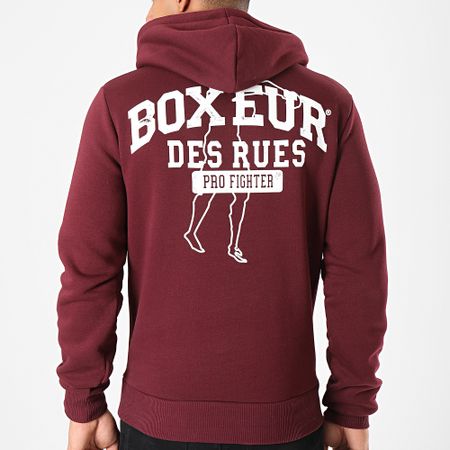 Boxeur Des Rues - Sweat Capuche 4350L Bordeaux