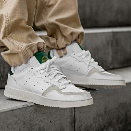 Adidas Originals - Baskets Supercourt EF5884 Footwear White Classic Green