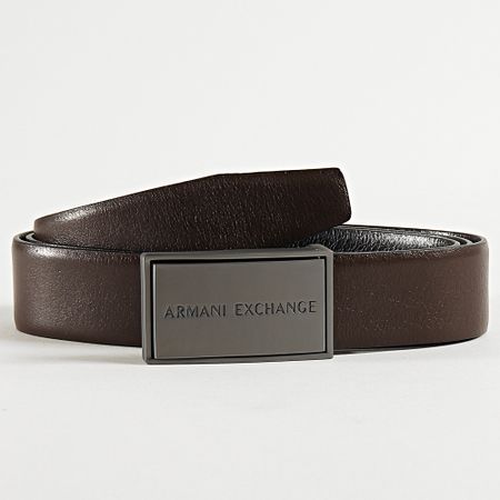 Armani Exchange - Cintura reversibile 951183-CC525 Nero Marrone
