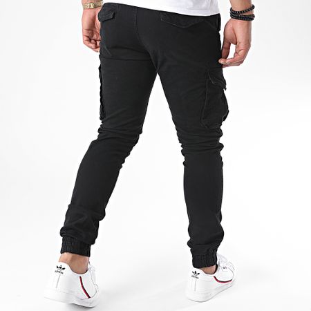 John H - XQ05 Pantaloni Cargo Nero