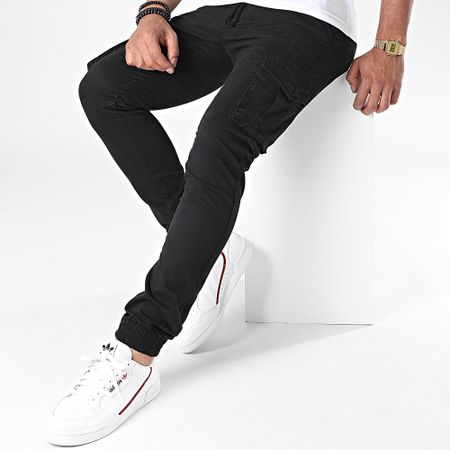 John H - XQ03 Pantaloni Cargo Nero
