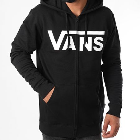 Vans - Felpa con cappuccio con zip classica HD II Nero