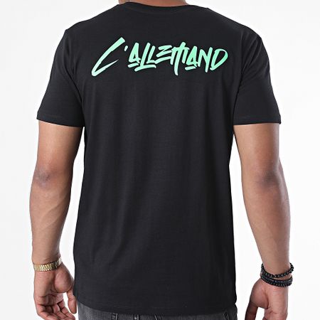 L'Allemand - Maglietta Rats Nero Verde Fluo