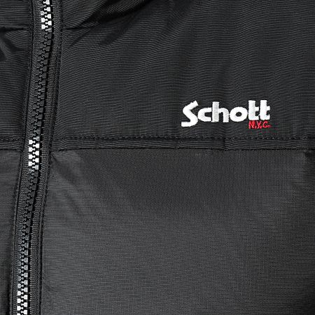 Schott NYC - Giacca con cappuccio Utah 2 Nero
