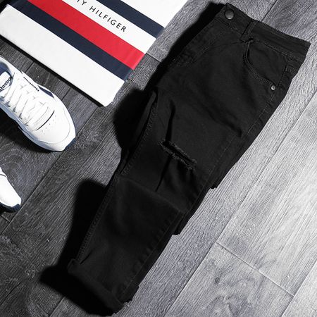 LBO - Jeans Super Skinny Fit Destroy 1417 Nero