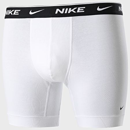 Nike - Confezione da 3 boxer Everyday in cotone elasticizzato KE1007 nero bianco grigio erica