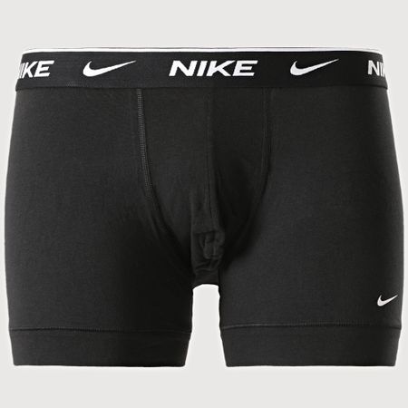 Nike - Set di 2 boxer quotidiani in cotone elasticizzato KE1085 nero
