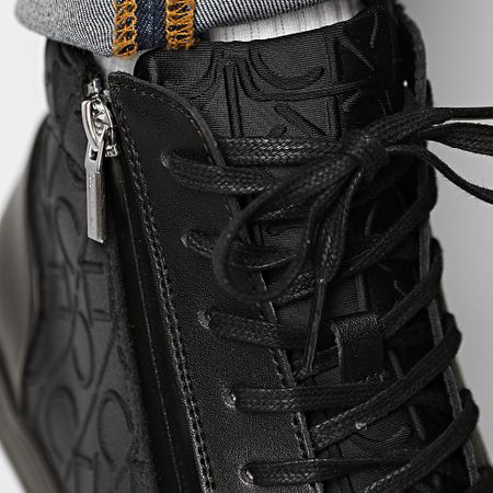 Calvin Klein - Baskets Montantes Berke Hi Top Lace Up F0930 Black Black