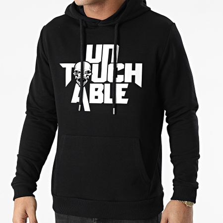 Mac Tyer - Felpa con cappuccio con logo nero