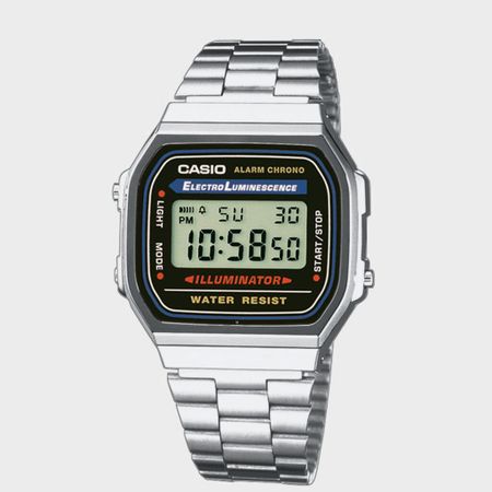 Casio - Orologio vintage in acciaio A168WA-1YES