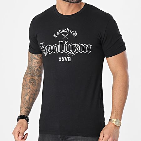 25G - Maglietta Hooligan Nero Bianco