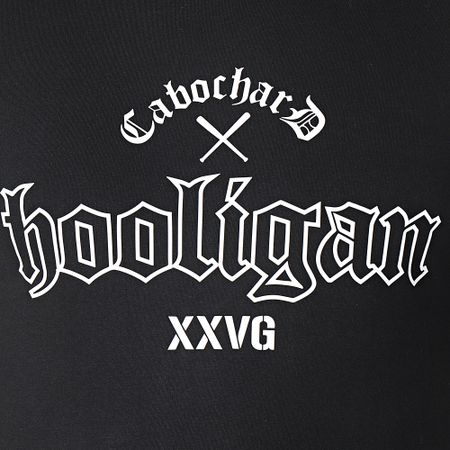 25G - Maglietta Hooligan Nero Bianco