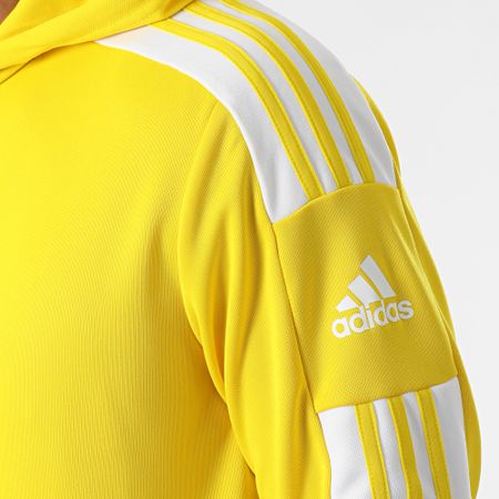 Adidas Sportswear - SQ21 Felpa con cappuccio a bande GP6435 Giallo