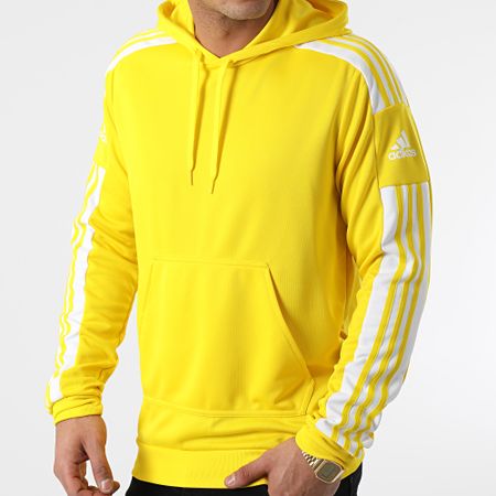 Adidas Sportswear - SQ21 Felpa con cappuccio a bande GP6435 Giallo