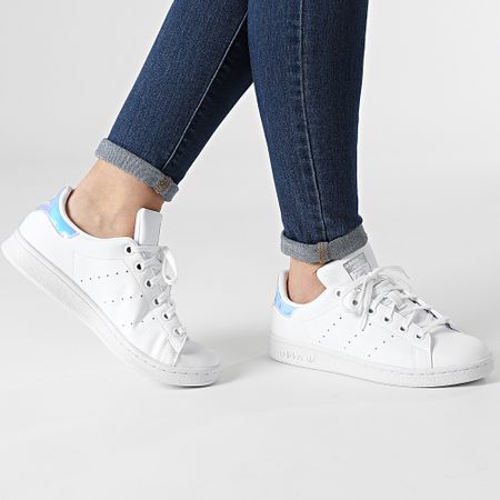 Adidas Originals - Stan Smith FX7521 Footwear White Silver Metallic Sneakers da donna