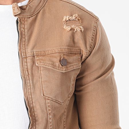 Black Industry - Giacca Jean 4315 Marrone