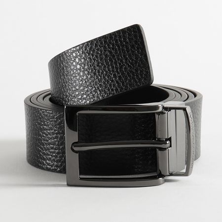 Emporio Armani - Cintura in pelle Y4S195-YLO8J Nero