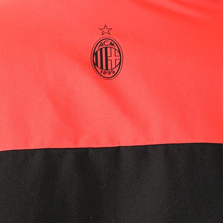 Puma - AC Milan Prematch Giacca con zip 764445 Arancione Fluo Nero