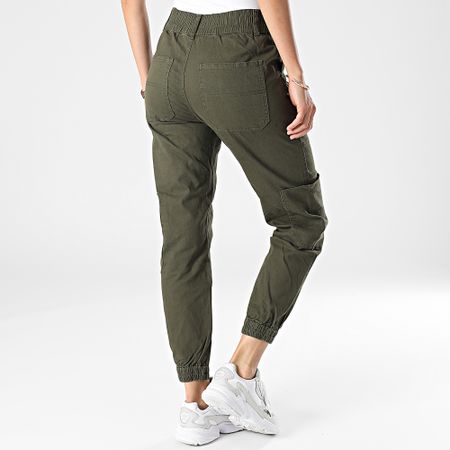 Girls Outfit - Pantaloni jogger da donna C9111 Verde kaki