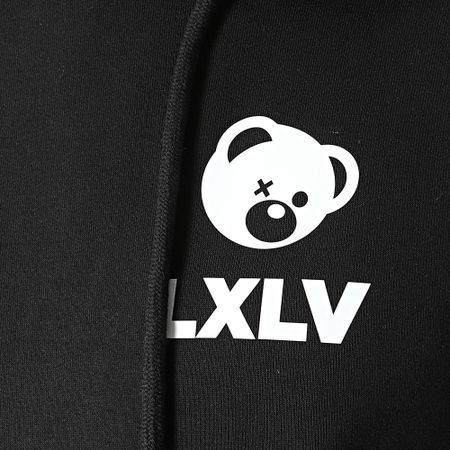 Luxury Lovers - Felpa con cappuccio Bear Back Nero