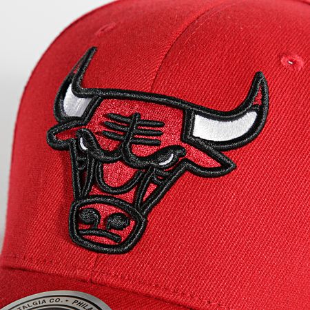 Mitchell and Ness - Cappello Team Ground 2 Chicago Bulls Rosso