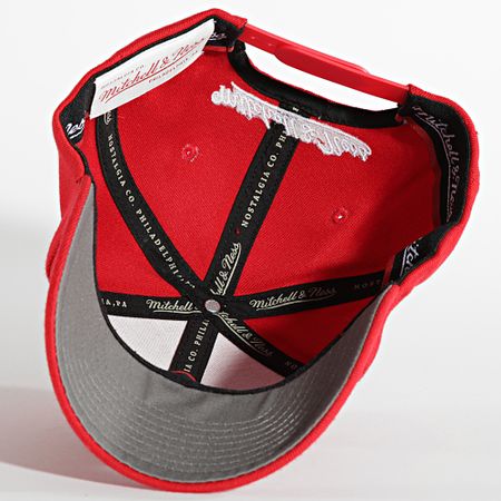 Mitchell and Ness - Cappello Team Ground 2 Chicago Bulls Rosso