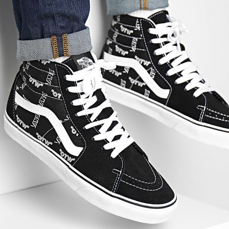 Vans - Sk8 Hi A5JMJB0H1 Vans Shadow Nero Vero Bianco Sneakers
