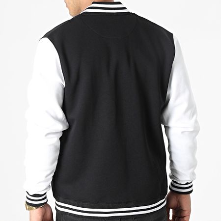 Parental Advisory - Giacca Teddy Logo Nero Bianco