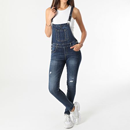 Girls Outfit - Salopette donna J8516 Blue Denim Slim Jean