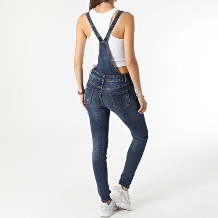 Girls Outfit - Salopette donna J8516 Blue Denim Slim Jean