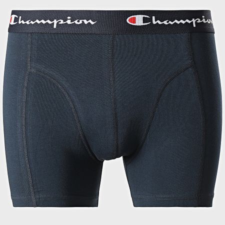 Champion - Set di 2 boxer blu navy rosso U20001