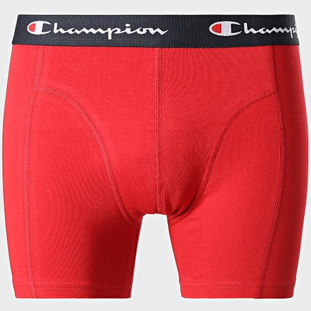 Champion - Set di 2 boxer blu navy rosso U20001