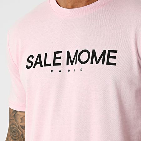 Sale Môme Paris - Maglietta con orsetto nero e rosa